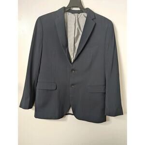 Banana Republic Blazer Sport Coat Jacket Mens 42R Wool Modern Slim Fit Navy